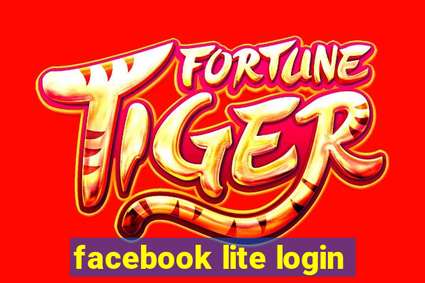 facebook lite login